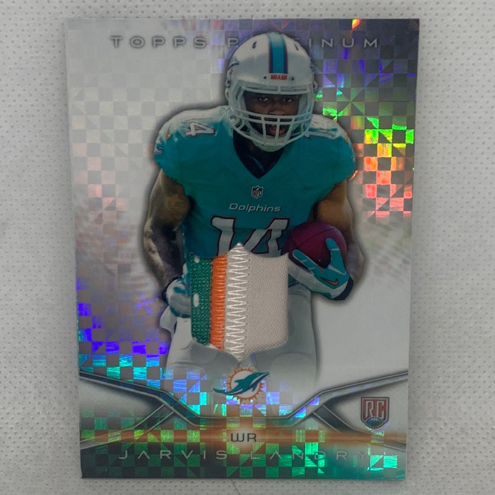 2014 Topps Platinum Jarvis Landry Dolphins Custom Card #118 (003)